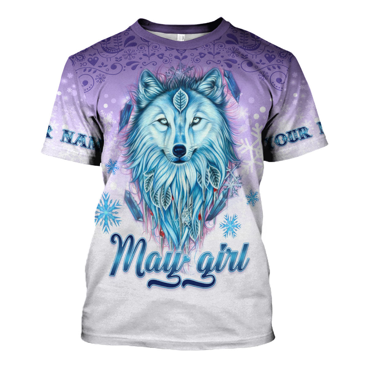 YMskins Personalized T-Shirt I'm A May Queen All Over Printed