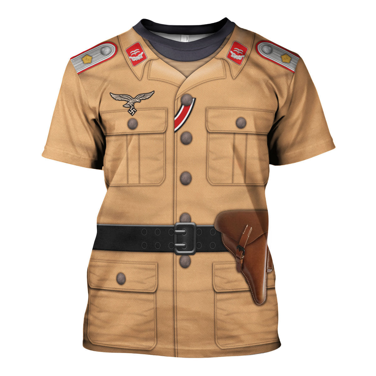 YMskins Luftwaffe Tropical Uniform- Artillery Lieutenant Costume Hoodie Sweatshirt T-Shirt Tracksuit Historical American-Inspired Apparel