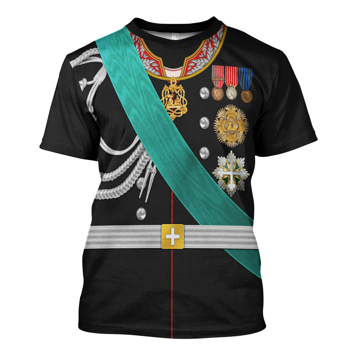 YMskins Victor Emmanuel II Uniform Costume Hoodie Sweatshirt T-Shirt Tracksuit