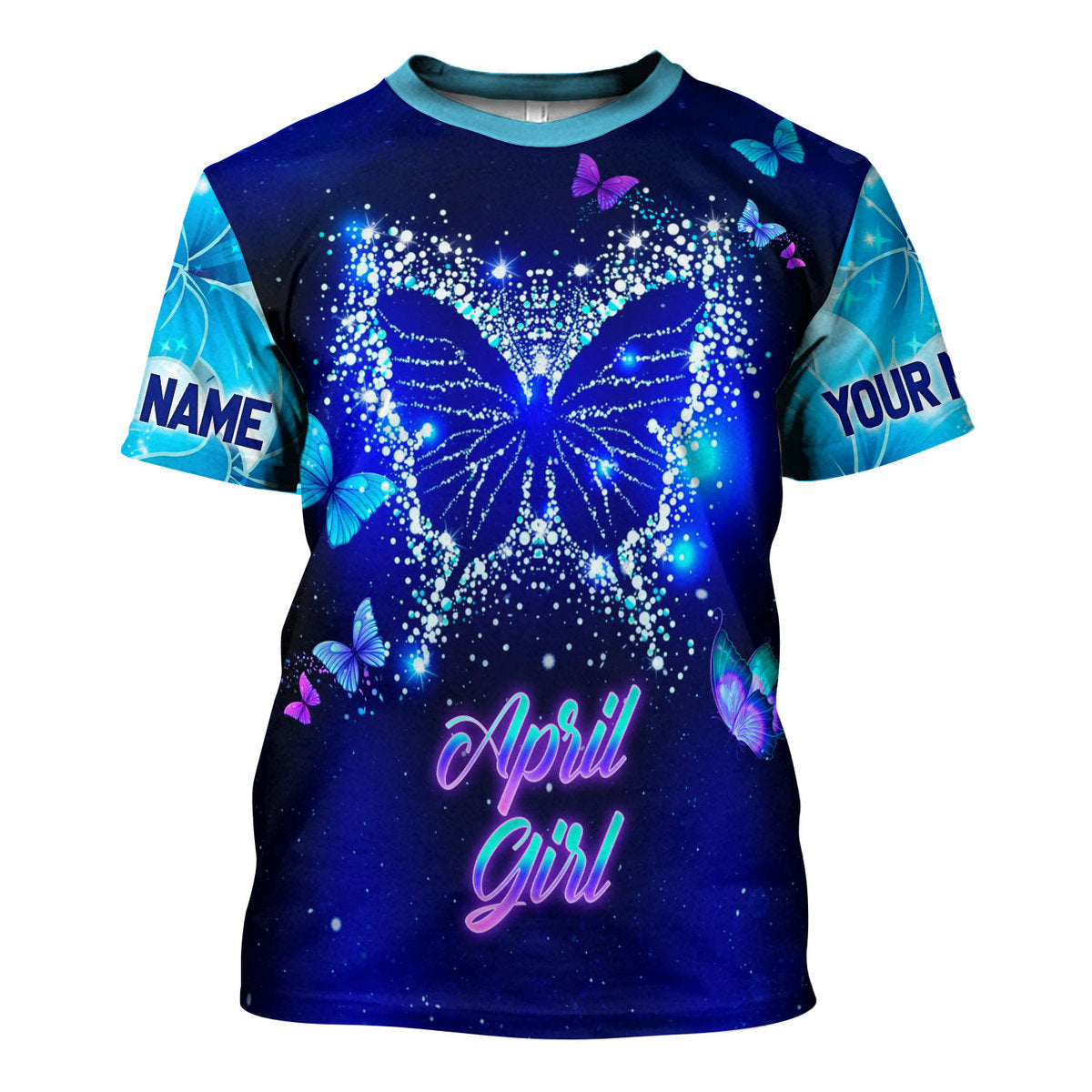 YMskins Personalized Tops April Girl All Over Printed