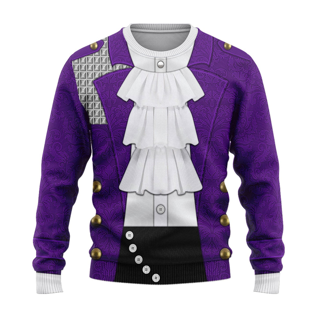 Purple Rain Christmas Wool Sweater