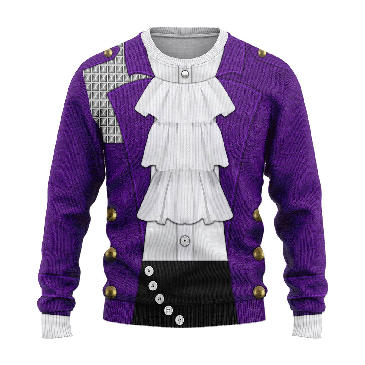 Purple Rain Christmas Wool Sweater