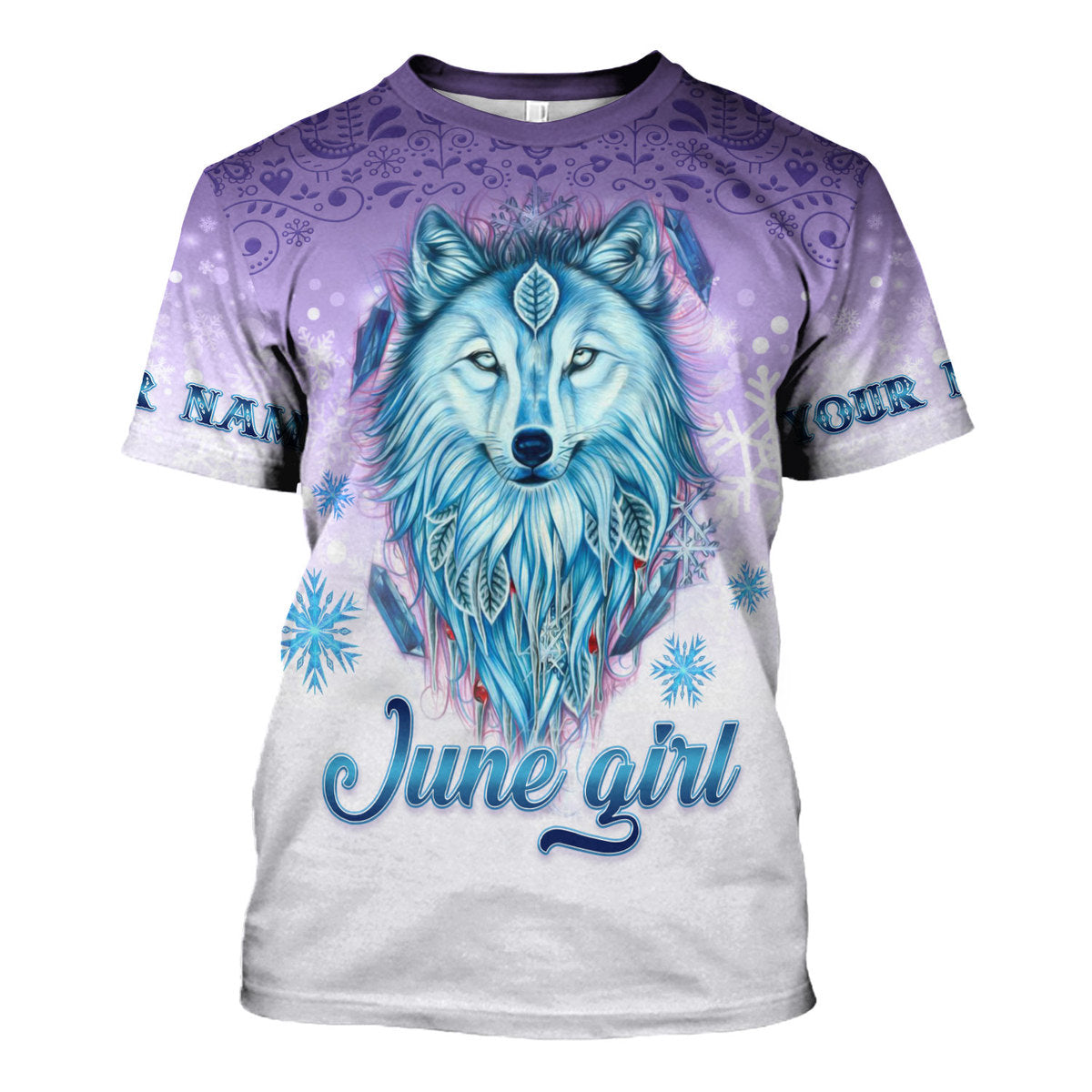 YMskins Personalized Tops I'm A June Queen All Over Printed