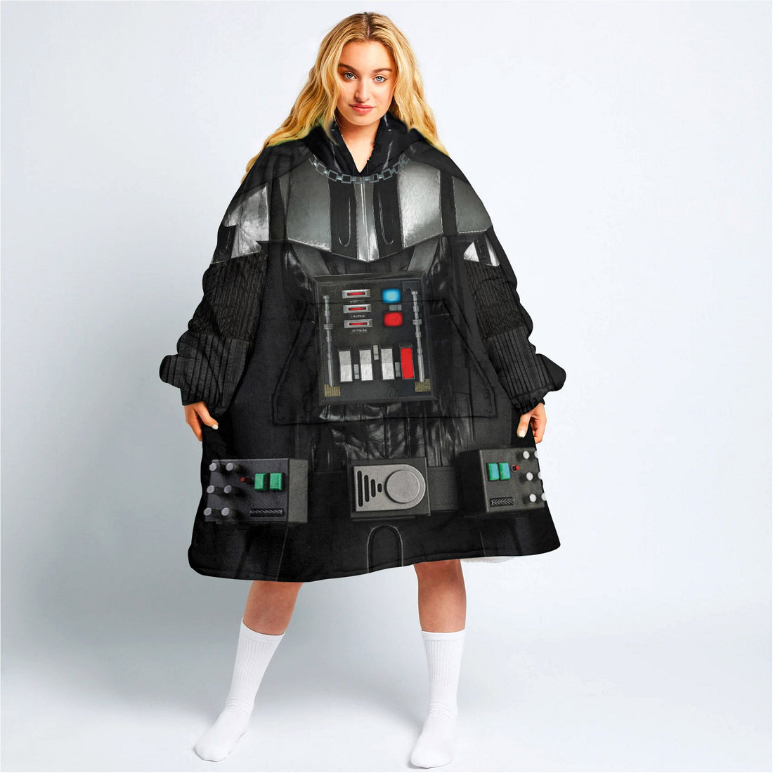MakerHuman Darth Vader Cosplay & Costume Over Size Hoodie Fleece One Size