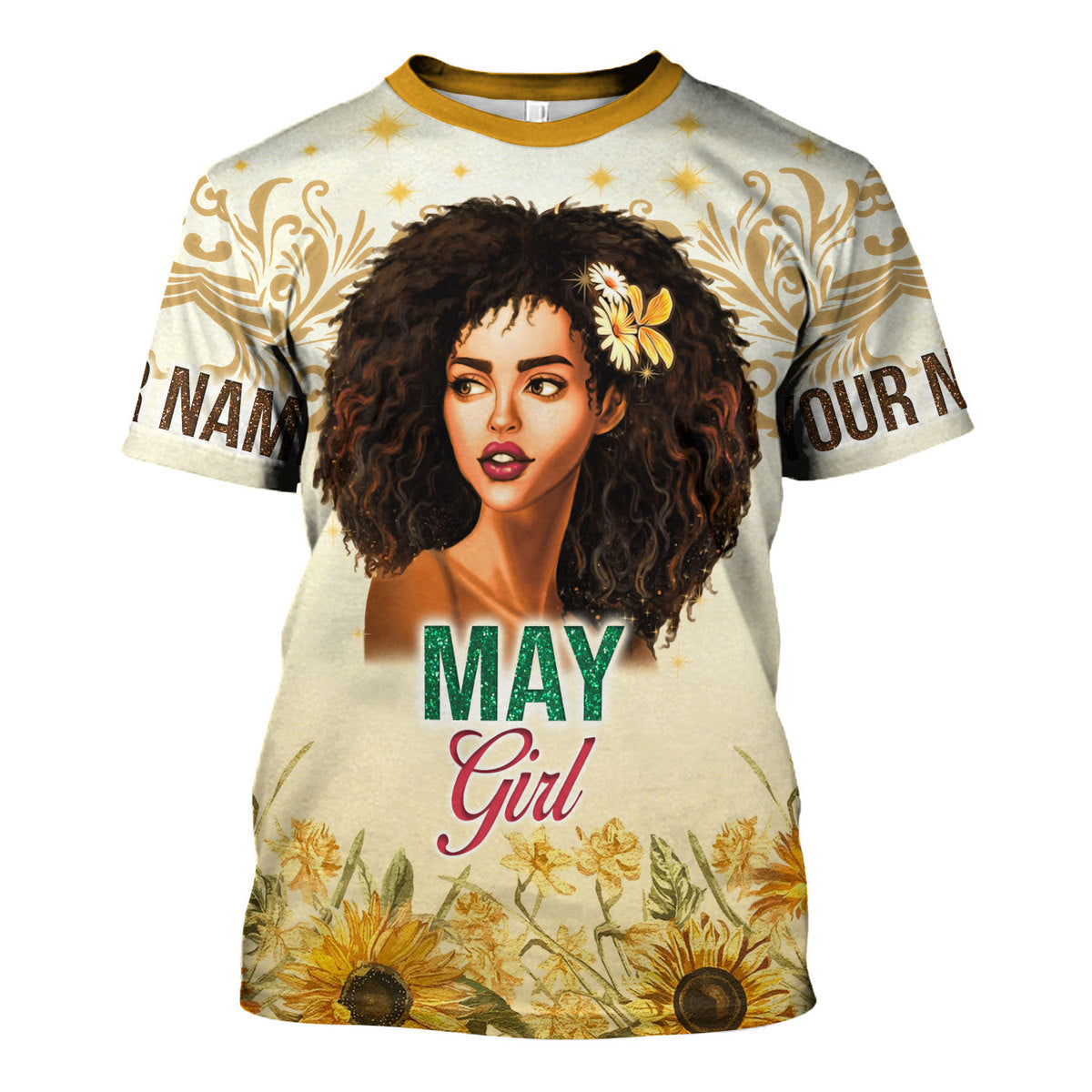 YMskins Personalized Tops May Girl All Over Printed