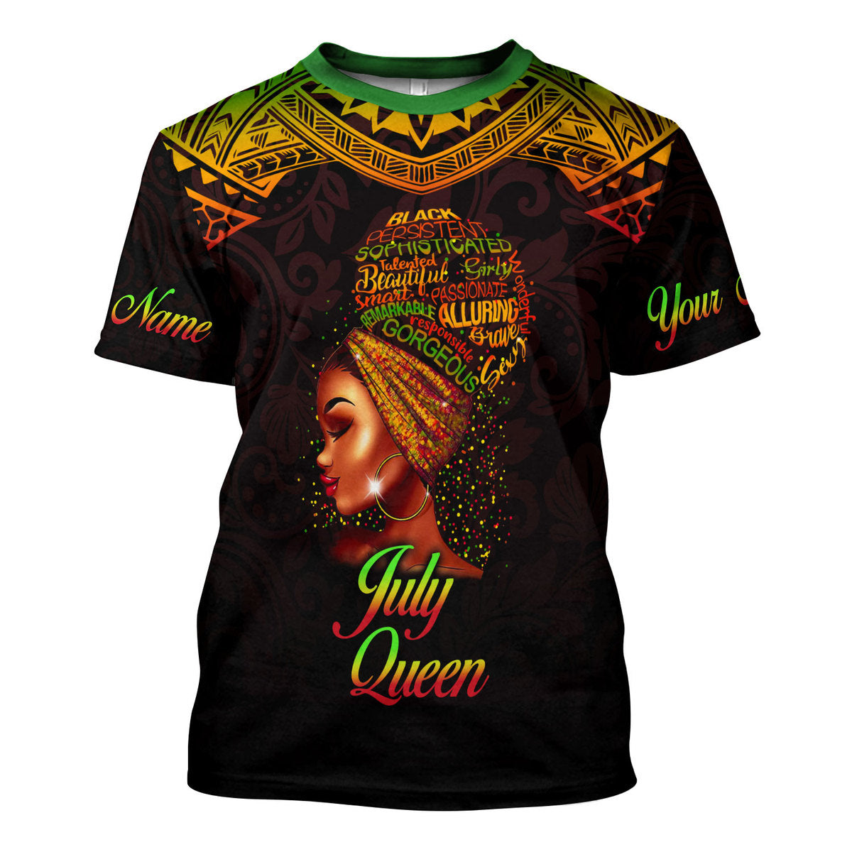 YMskins Personalized Tops July Queen All Over Printed
