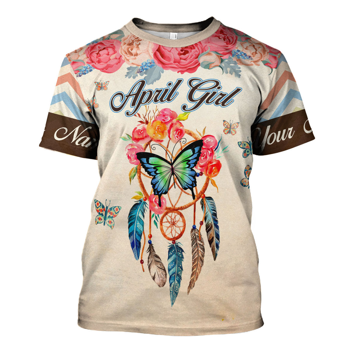 YMskins Personalized Tops April Girl All Over Printed