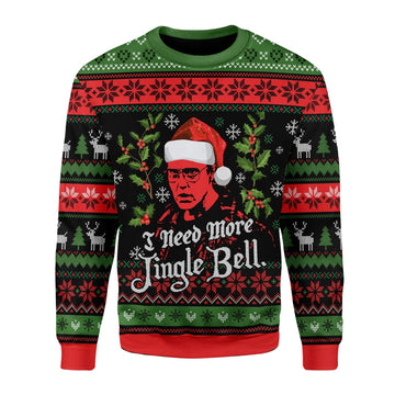 YMskins Christmas Sweater I Need More Jingle Bell 3D Apparel