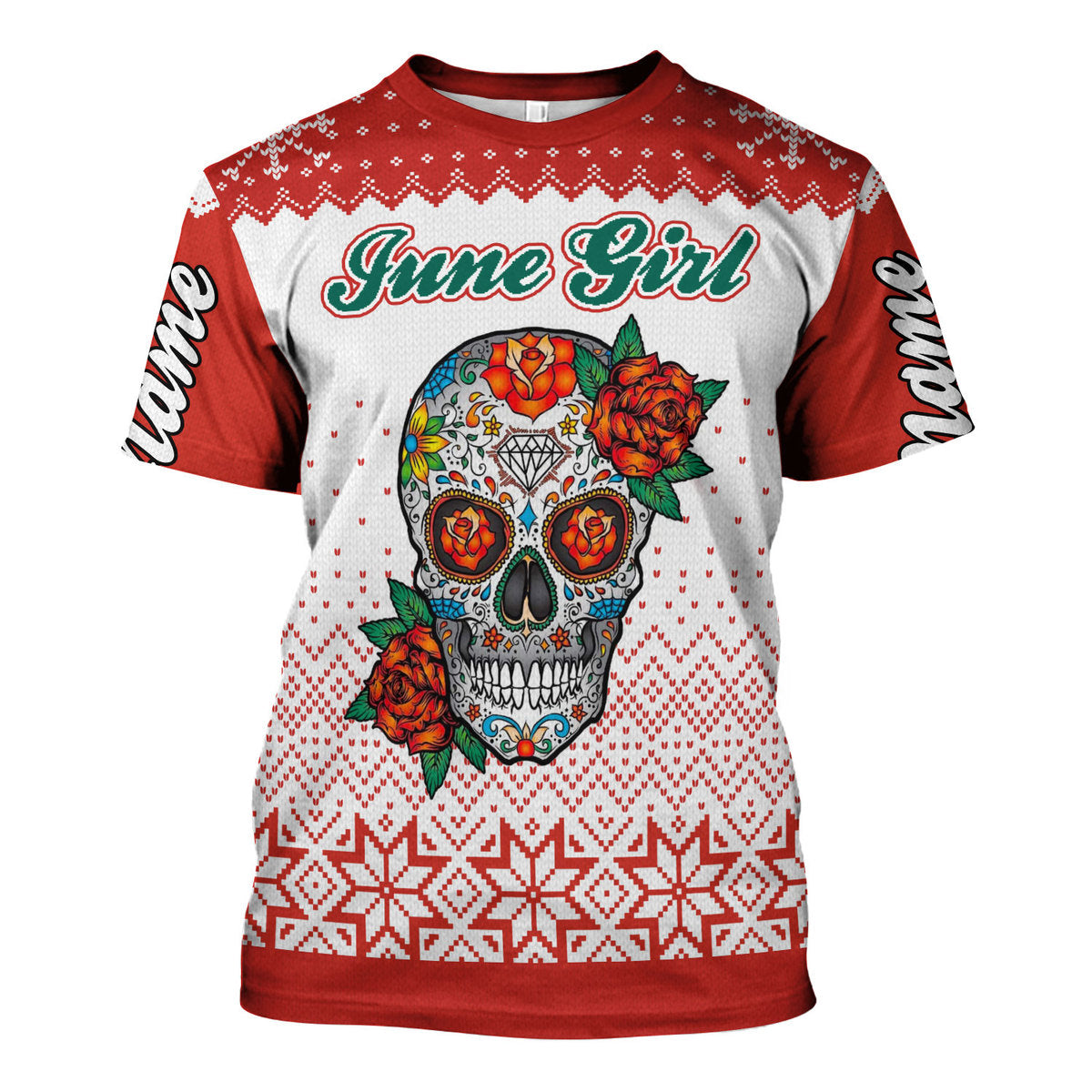 YMskins Personalized Tops June Girl All Over Printed