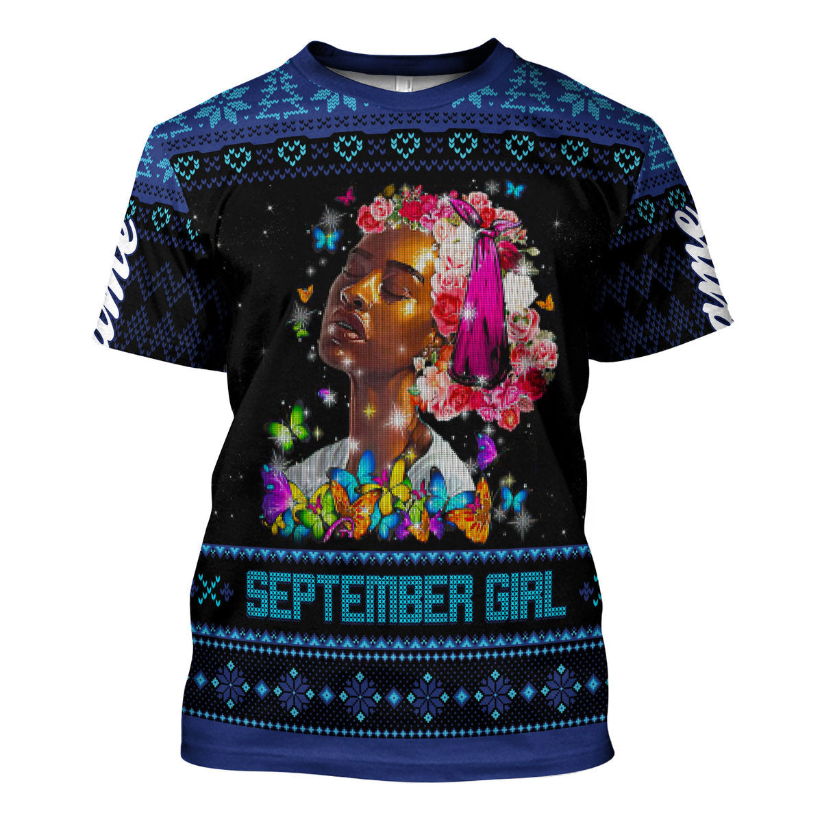 YMskins Personalized Tops September Girl I Am The Storm All Over Printed