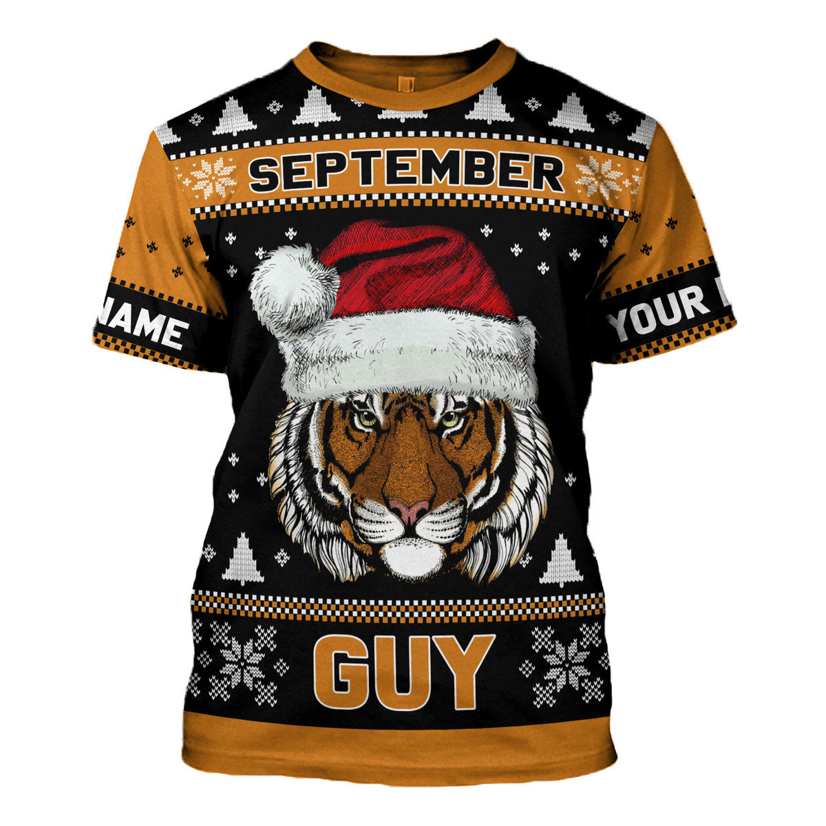 YMskins Personalized T-shirt September Guy All Over Printed
