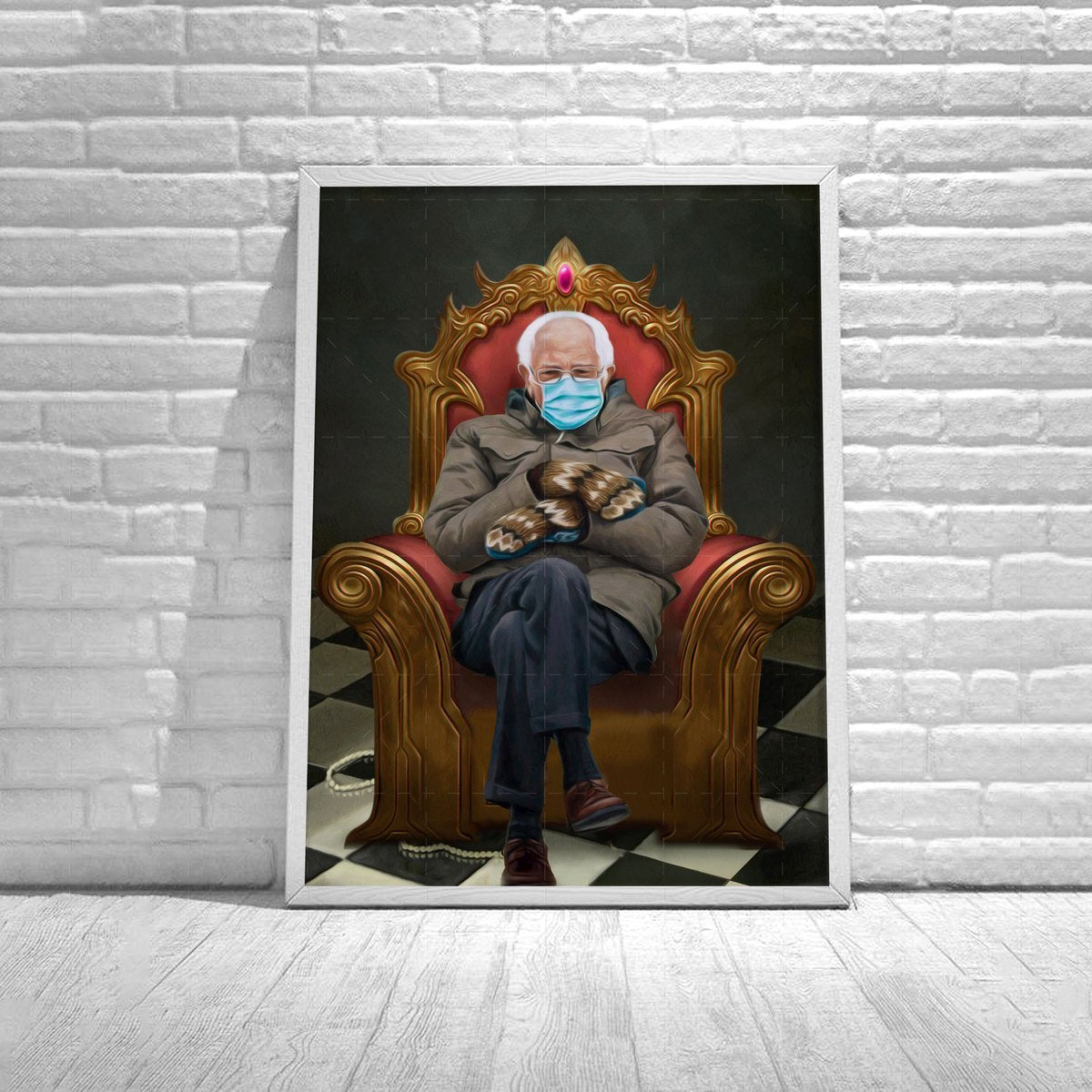 Bernie Meme Poster