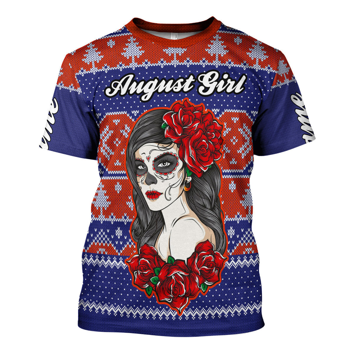 YMskins Personalized Tops Personalized Tops August Girl All Over Printed