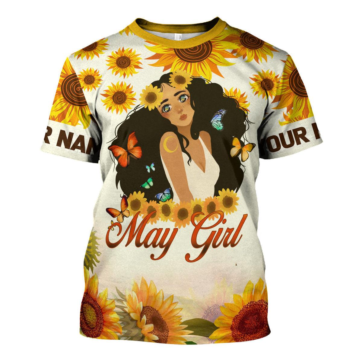 YMskins Personalized Tops May Girl All Over Printed