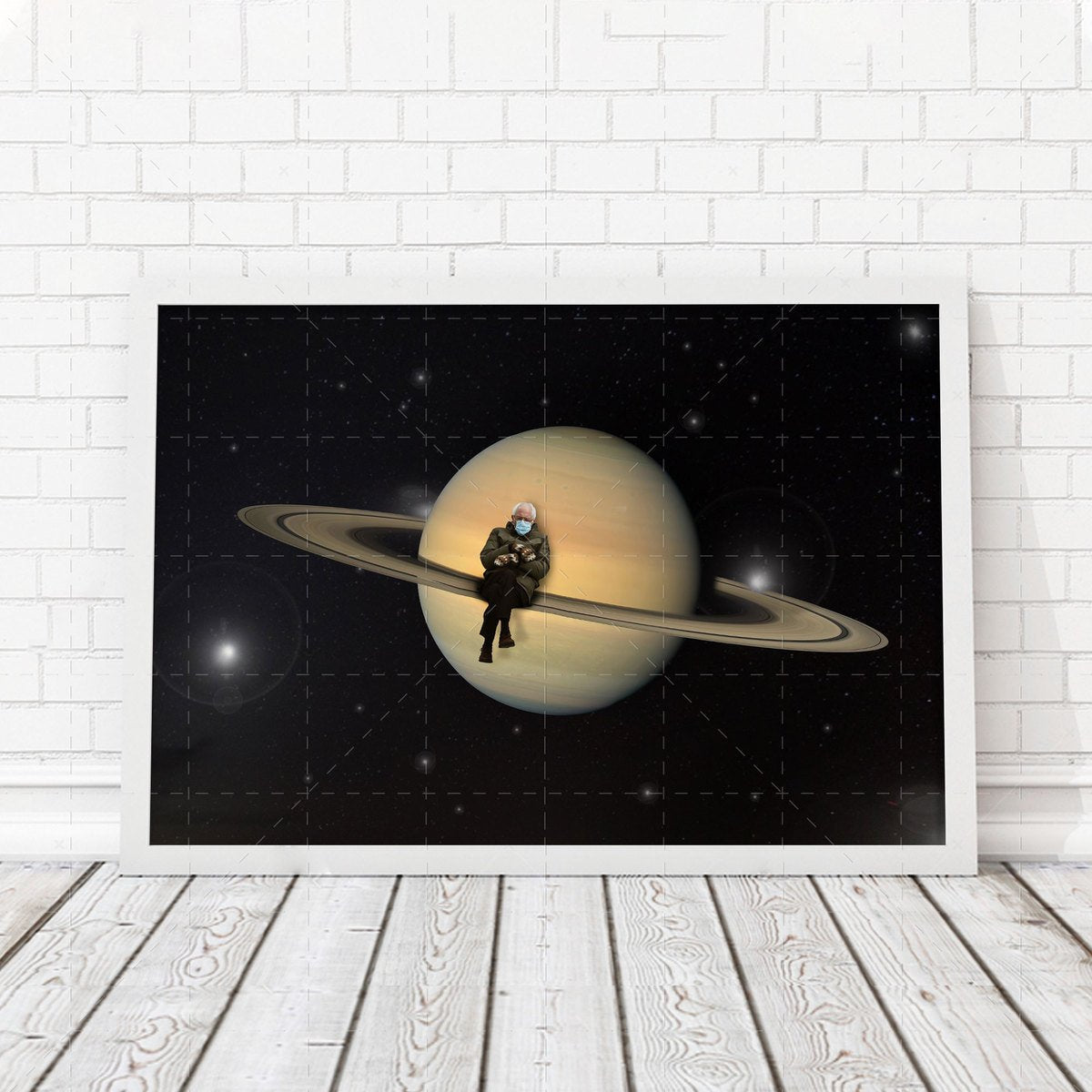 Bernie Sanders In Space Poster