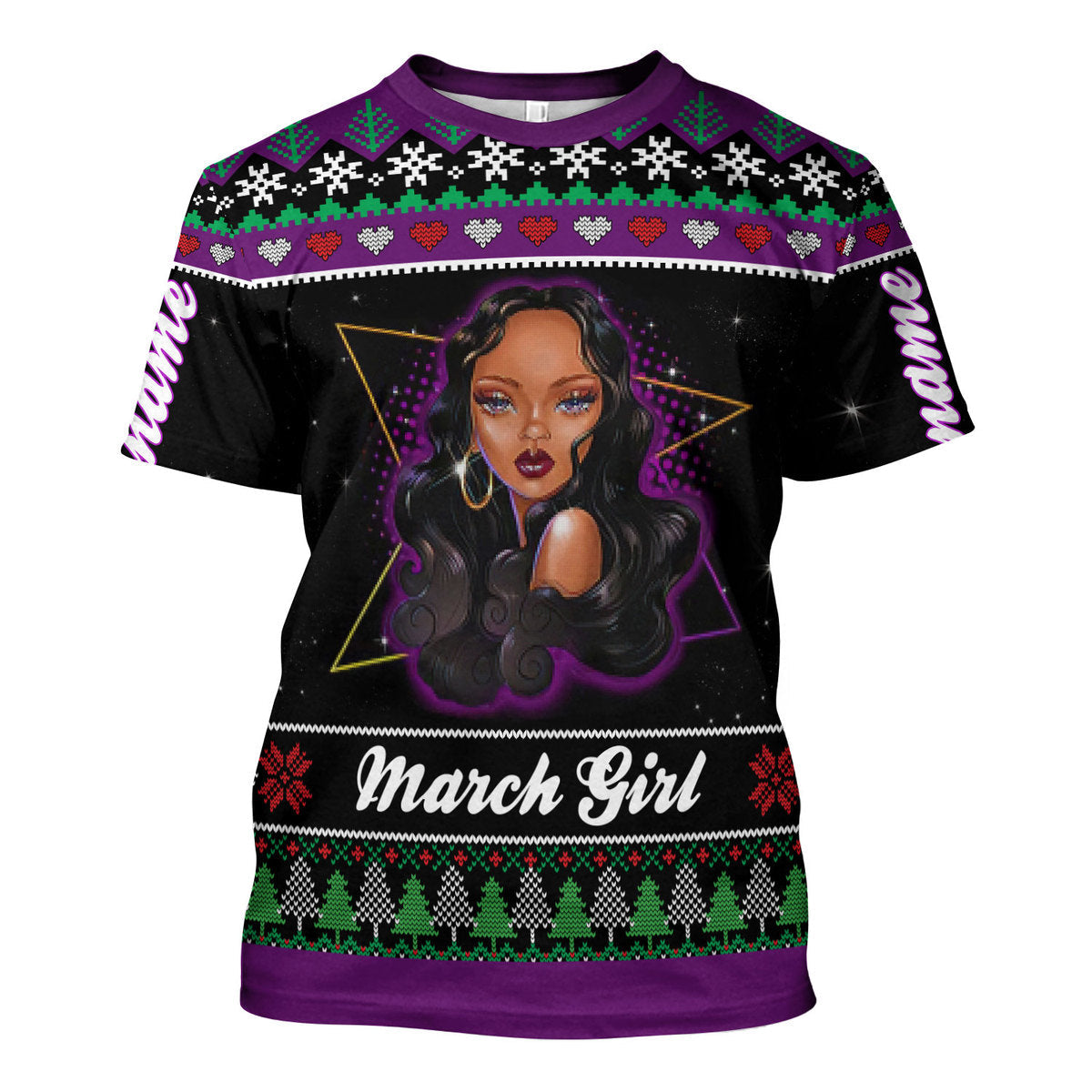 YMskins Personalized Tops March Girl All Over Printed