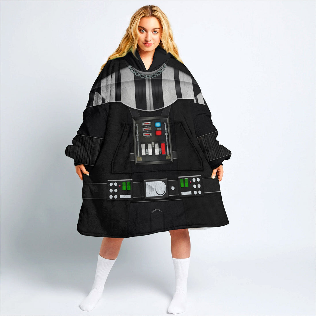 MakerHuman Darth Vader Cosplay & Costume Over Size Hoodie Fleece One Size
