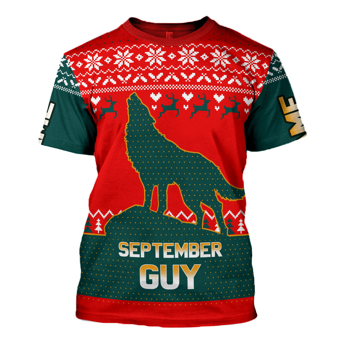YMskins Personalized T-shirt September Guy All Over Printed