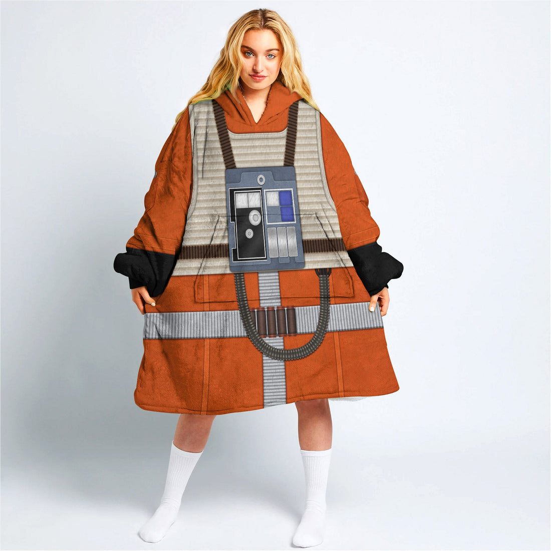 MakerHuman Flight Suit Cosplay & Costume Over Size Hoodie Fleece One Size