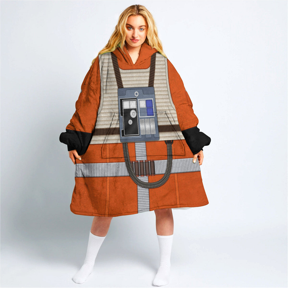 MakerHuman Flight Suit Cosplay & Costume Over Size Hoodie Fleece One Size