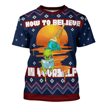 YMskins Unisex T-shirt How to Believe In Yourself 3D Apparel