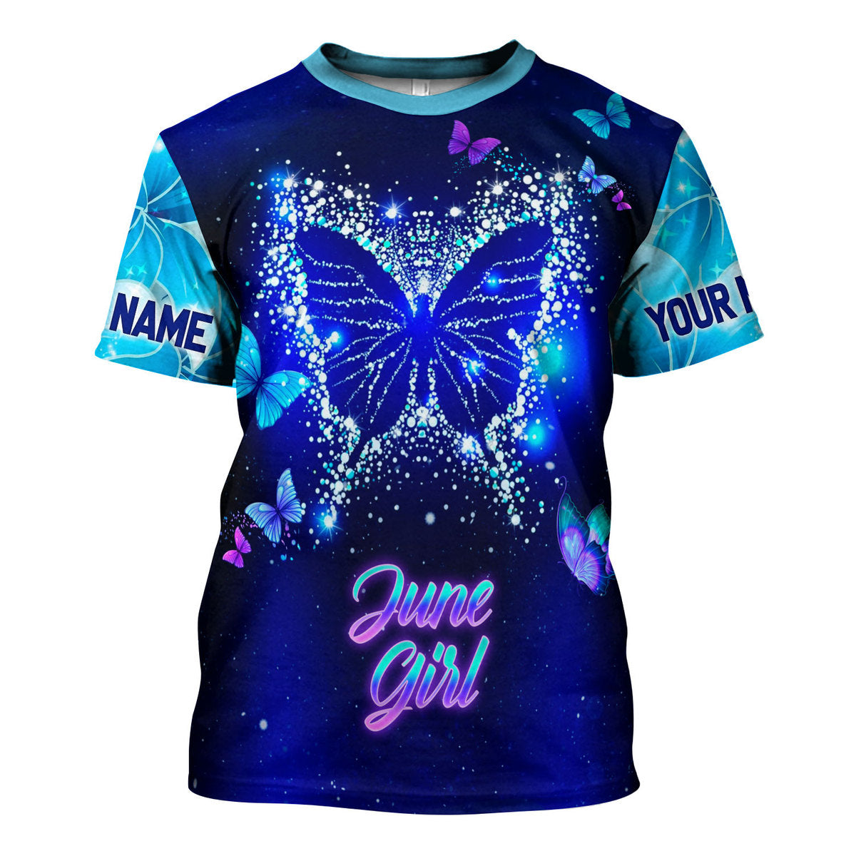 YMskins Personalized T-Shirt June Girl All Over Printed