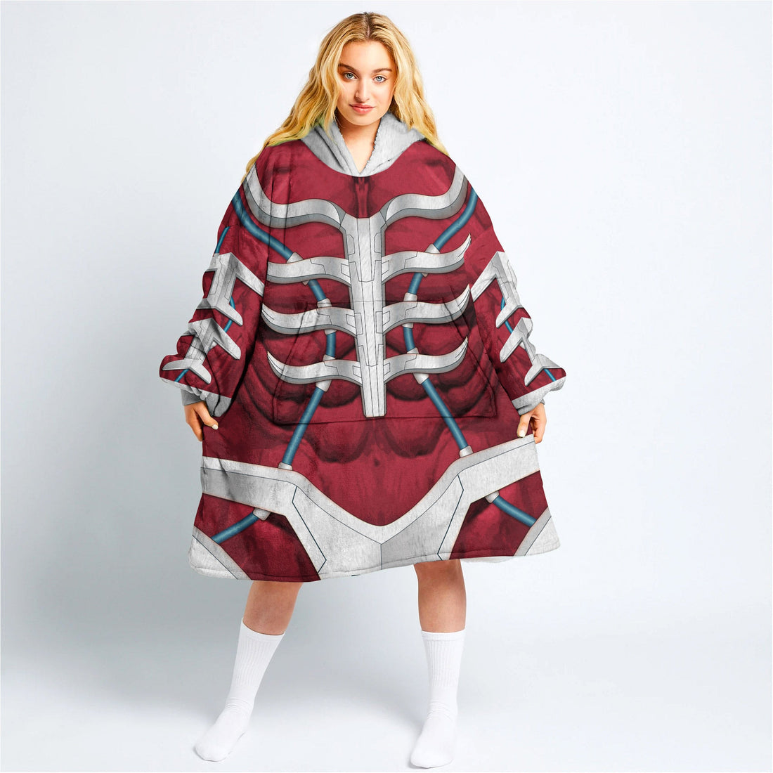 Lord Zedd Mighty Morphin Over Size Snug Hoodie Fleece One Size