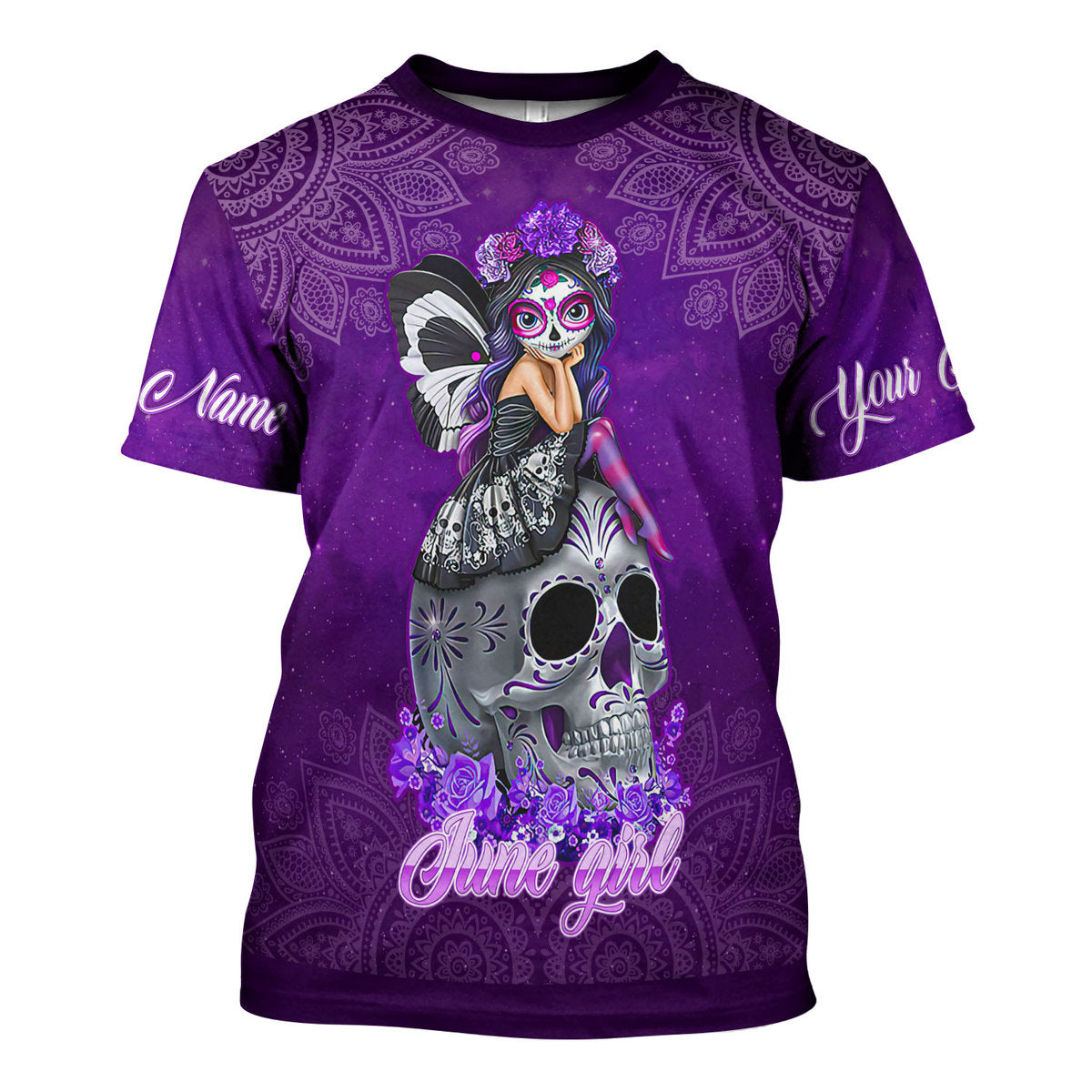 YMskins Personalized Tops June Girl I Have Tattoos All Over Printed