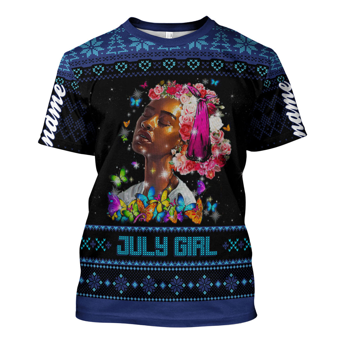 YMskins Personalized Tops July Girl I Am The Storm All Over Printed