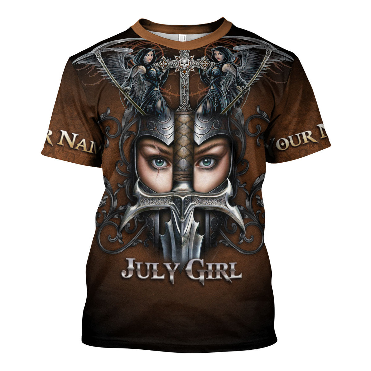 YMskins Personalized Tops July Girl All Over Printed
