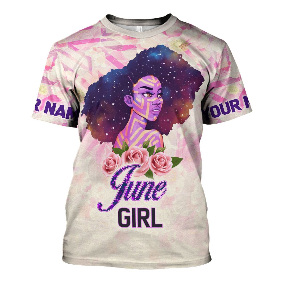 YMskins Personalized Tops June Girl All Over Printed