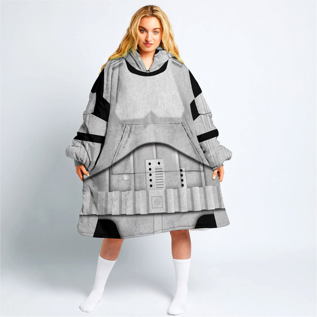 MakerHuman Stormtrooper 2 Cosplay & Costume Over Size Hoodie Fleece One Size