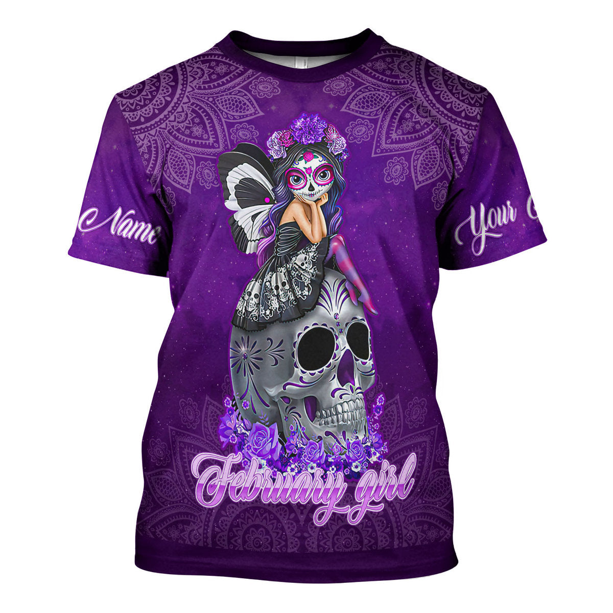 YMskins Personalized Tops February Girl I Have Tattoos All Over Printed