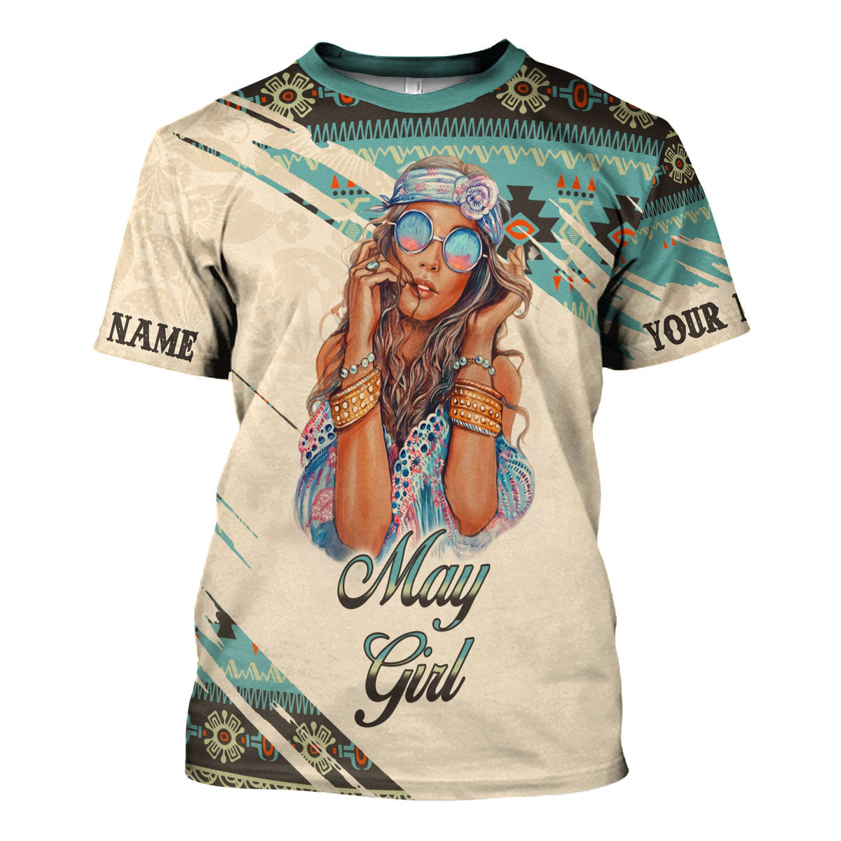 YMskins Personalized Tops May Girl All Over Printed