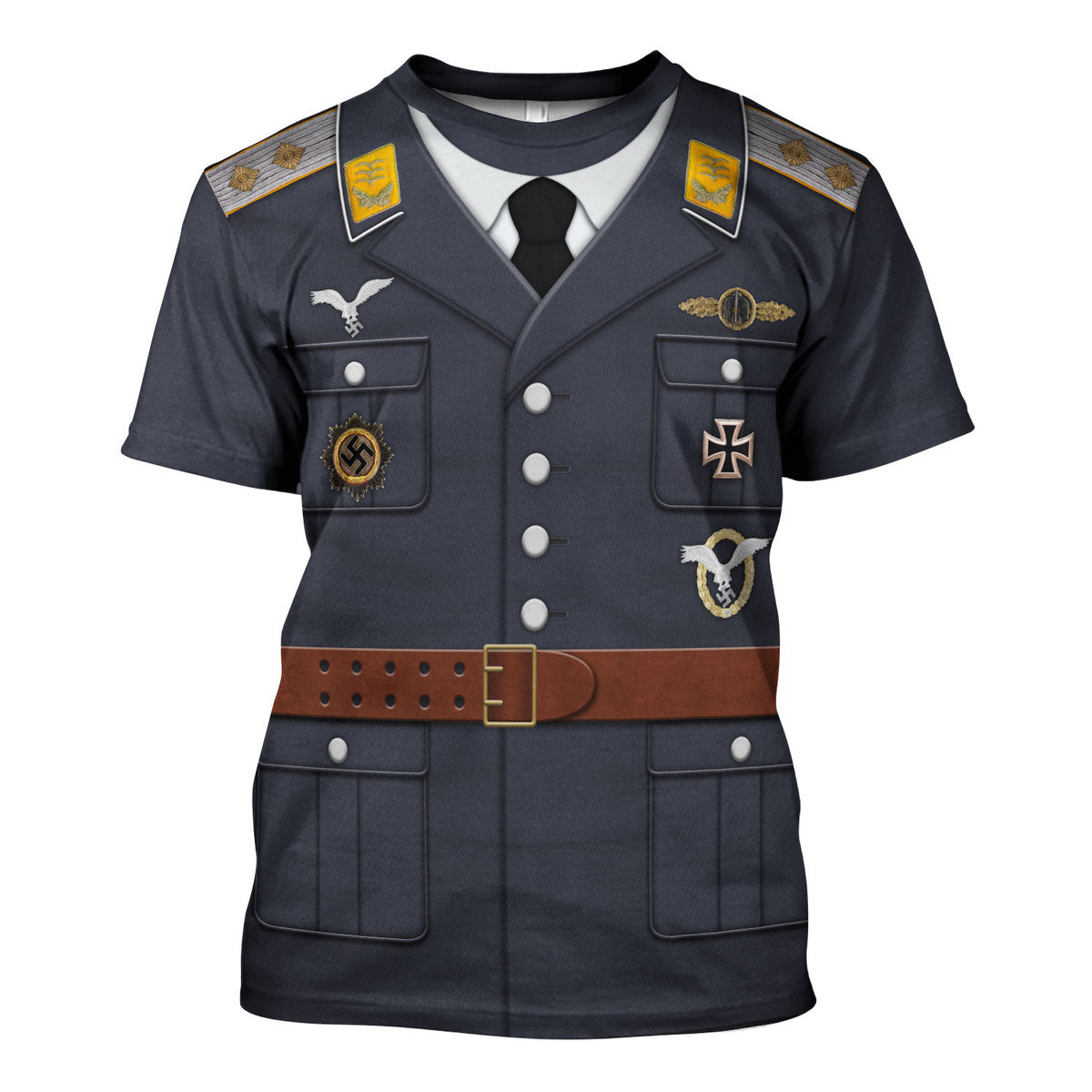 YMskins Service Uniform Of A German Air Force (Luftwaffe) Captain Costume Hoodie Sweatshirt T-Shirt Tracksuit