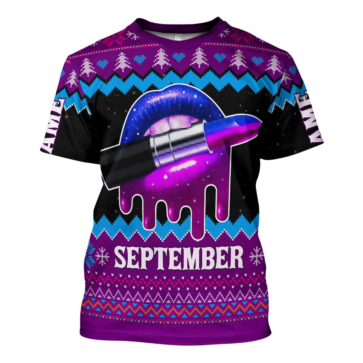 YMskins Personalized T-shirt September Girl All Over Printed