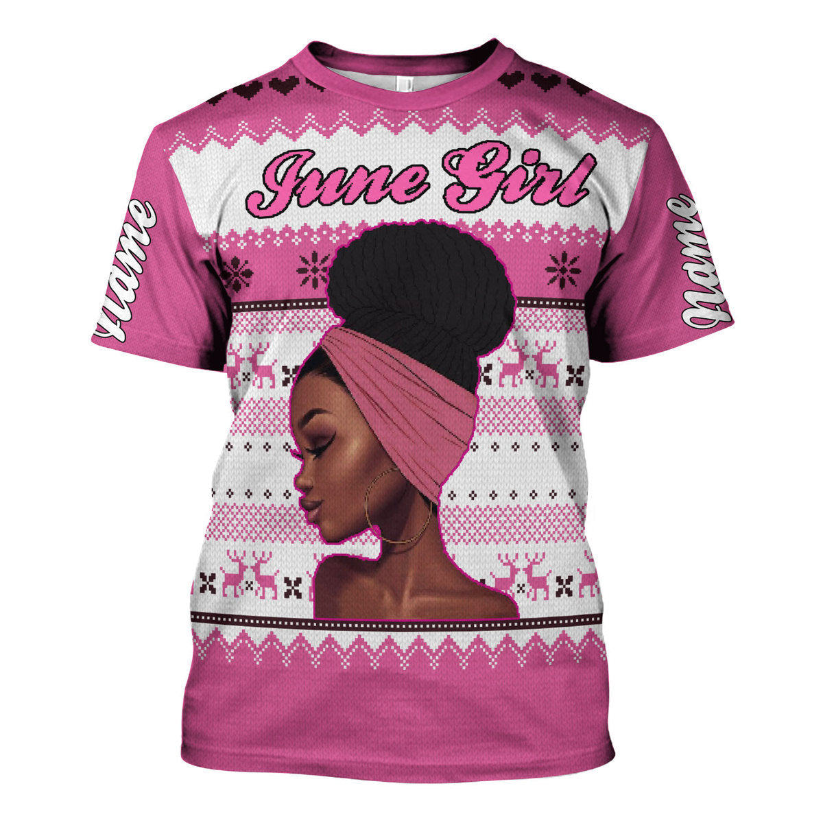 YMskins Personalized Tops June Girl All Over Printed
