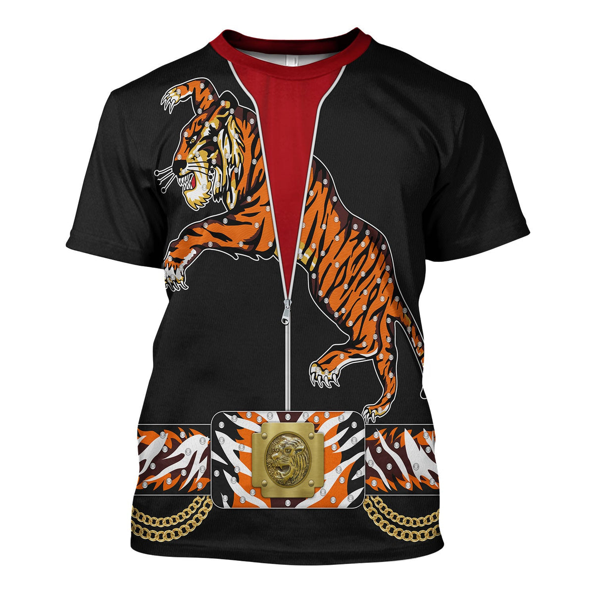 Elvis Presley Tiger Black Costume Hoodie Sweatshirt T-Shirt Sweatpants