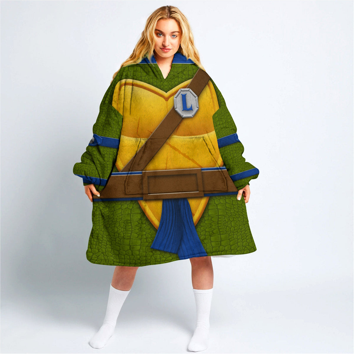 Leonardo Cosplay & Costume Over Size Hoodie Fleece One Size