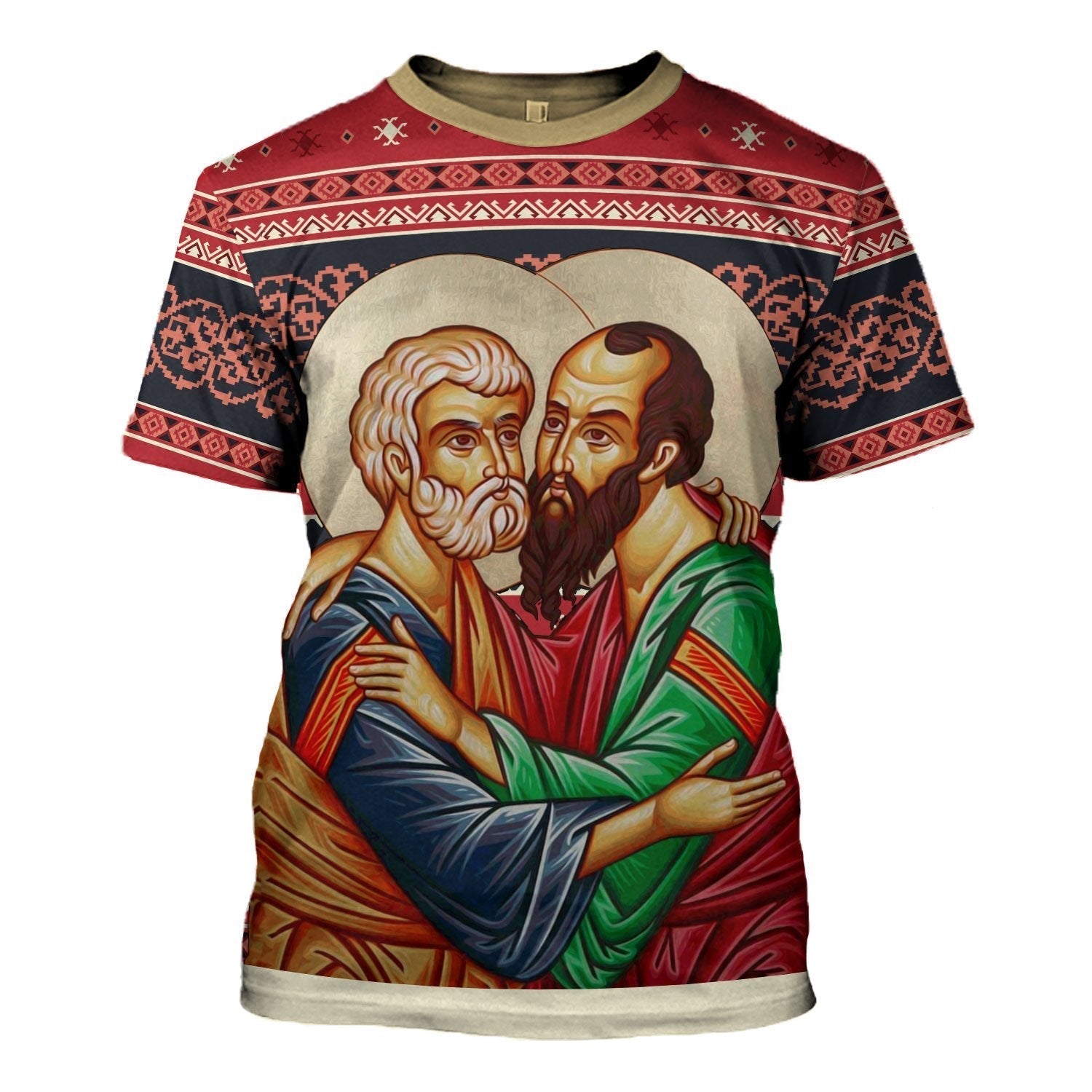 YMskins Unisex T-shirt St. Apostles Peter and Paul 3D Apparel