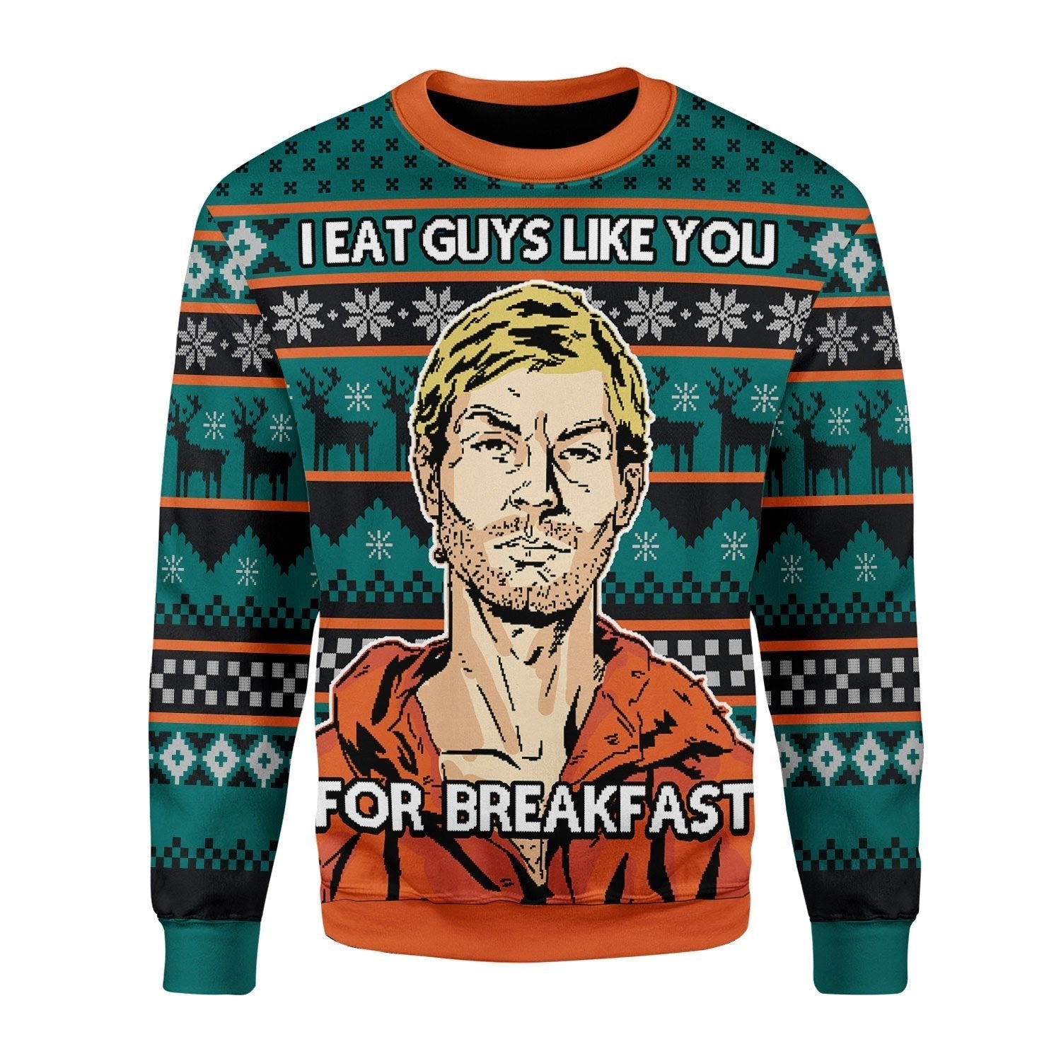 YMskins Christmas Sweater I Eat Guys Like You For Breakfast 3D Apparel
