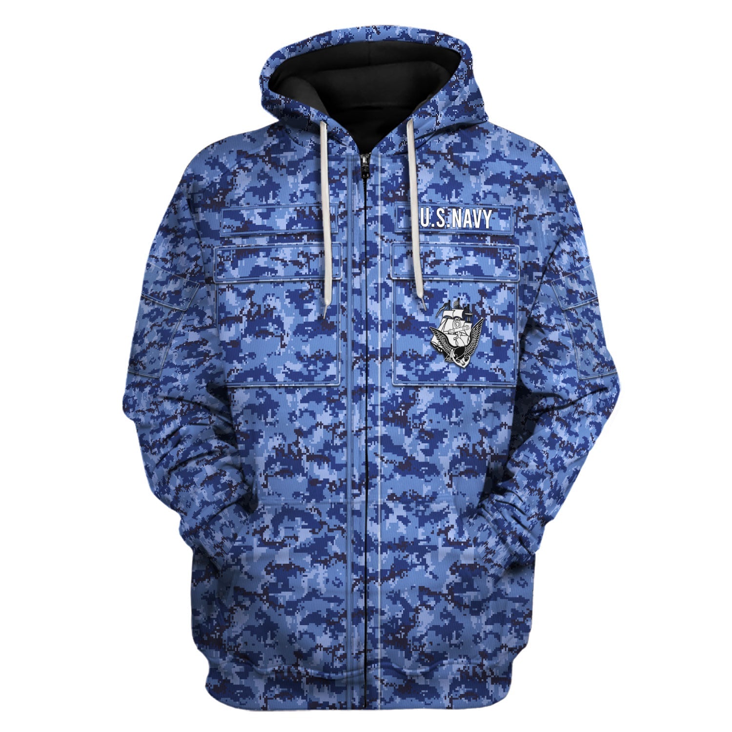 YMskins American Camo NWU (Navy Working Uniform) - "Blueberry" (2008–2019) Uniform Tracksuit