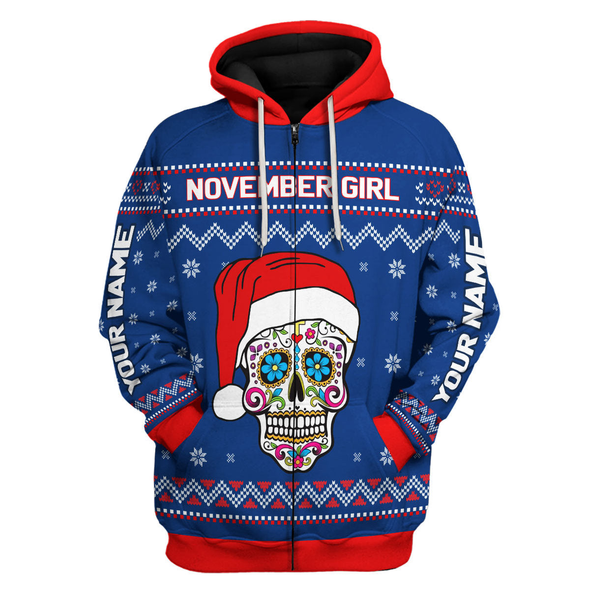YMskins Personalized Tops November Girl All Over Printed