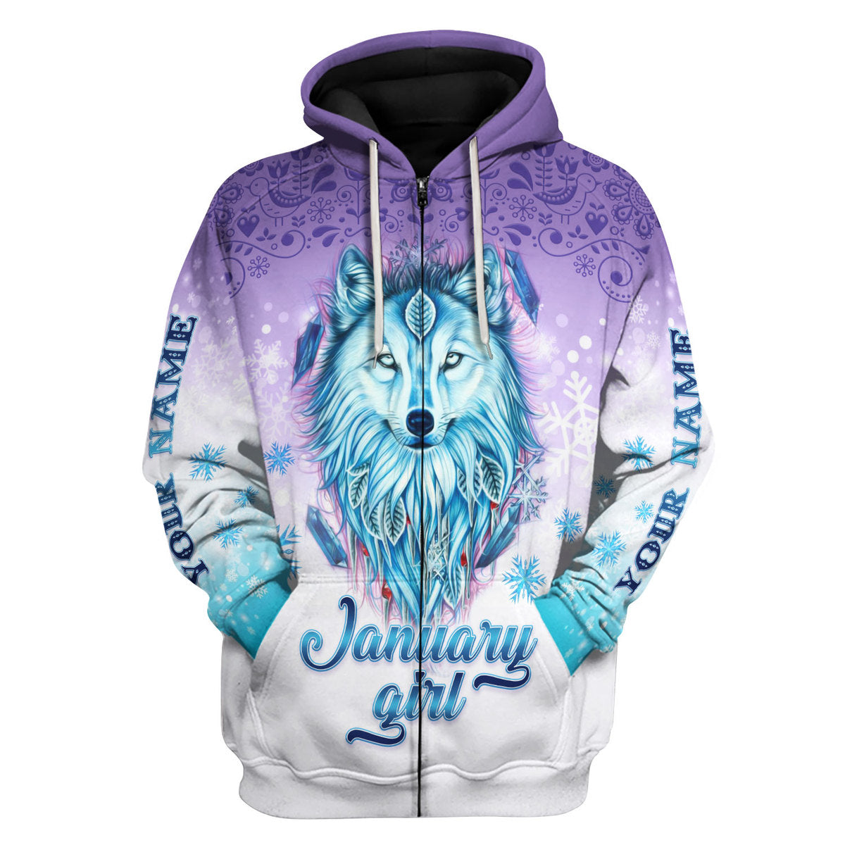 YMskins Personalized Tops I'm A January Queen All Over Printed