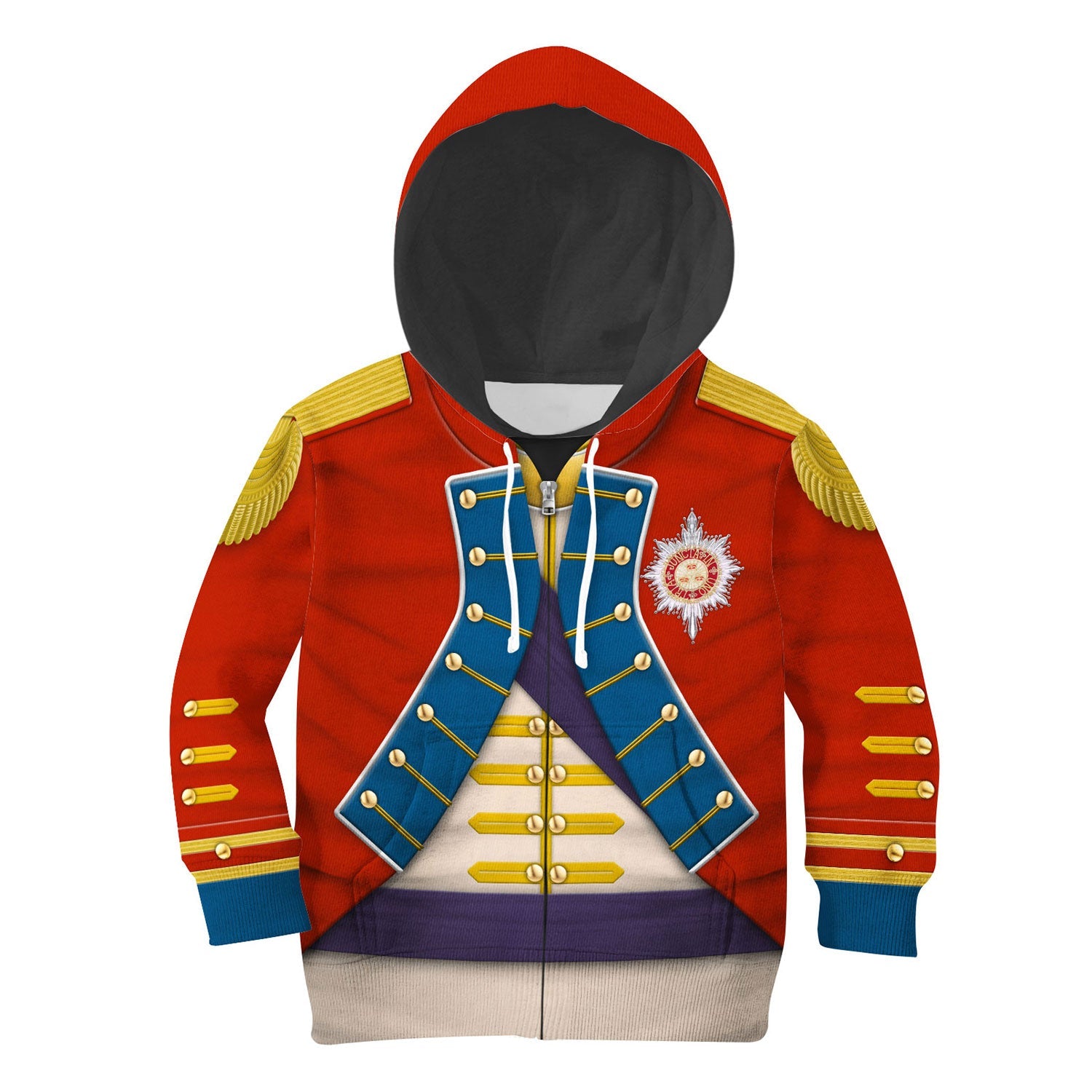 MakerHuman General Washington - The American Revolution Costume Cosplay Hoodie Sweatshirt T-Shirt Zip Hoodie & Sweatpants for Kids