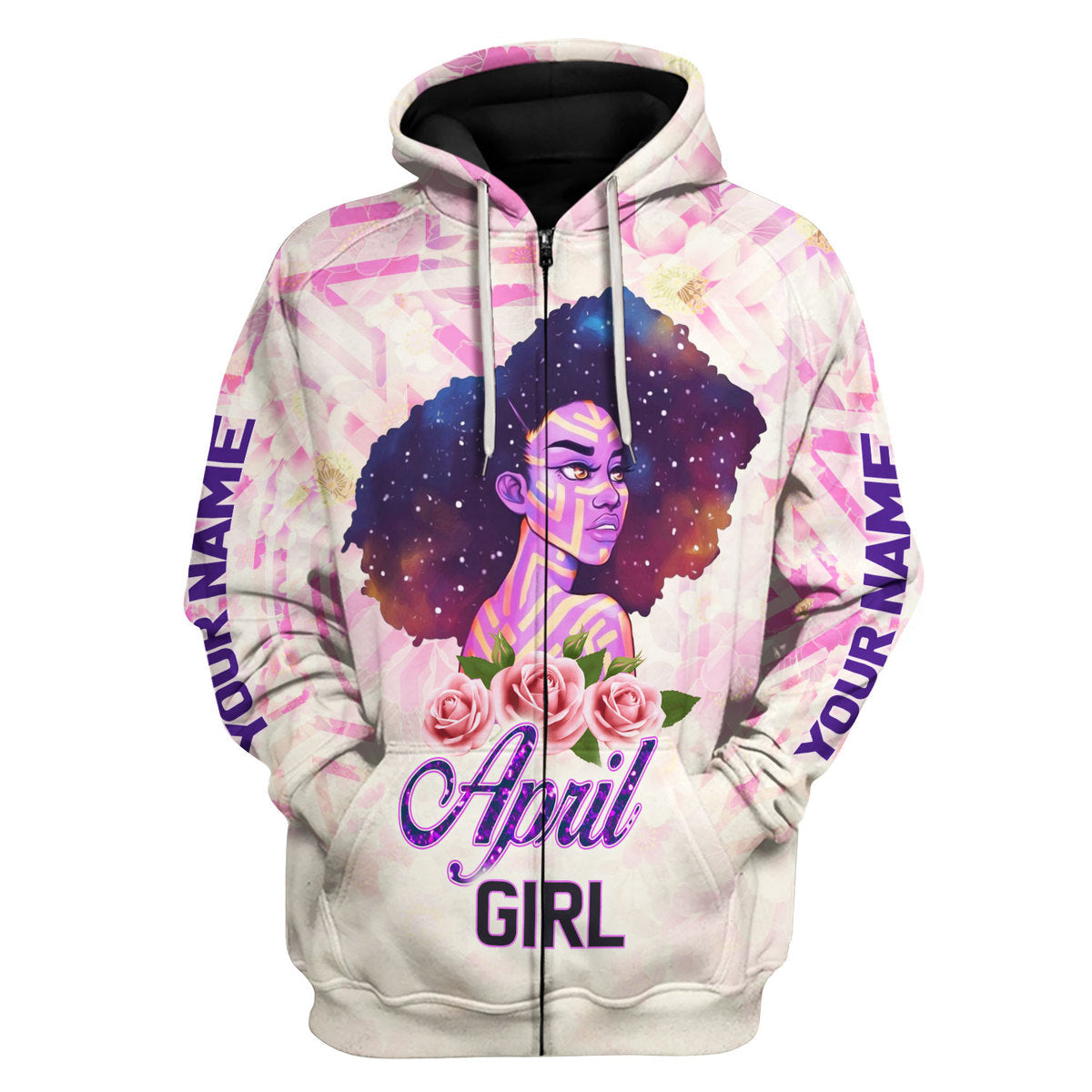 YMskins Personalized Tops April Girl All Over Printed