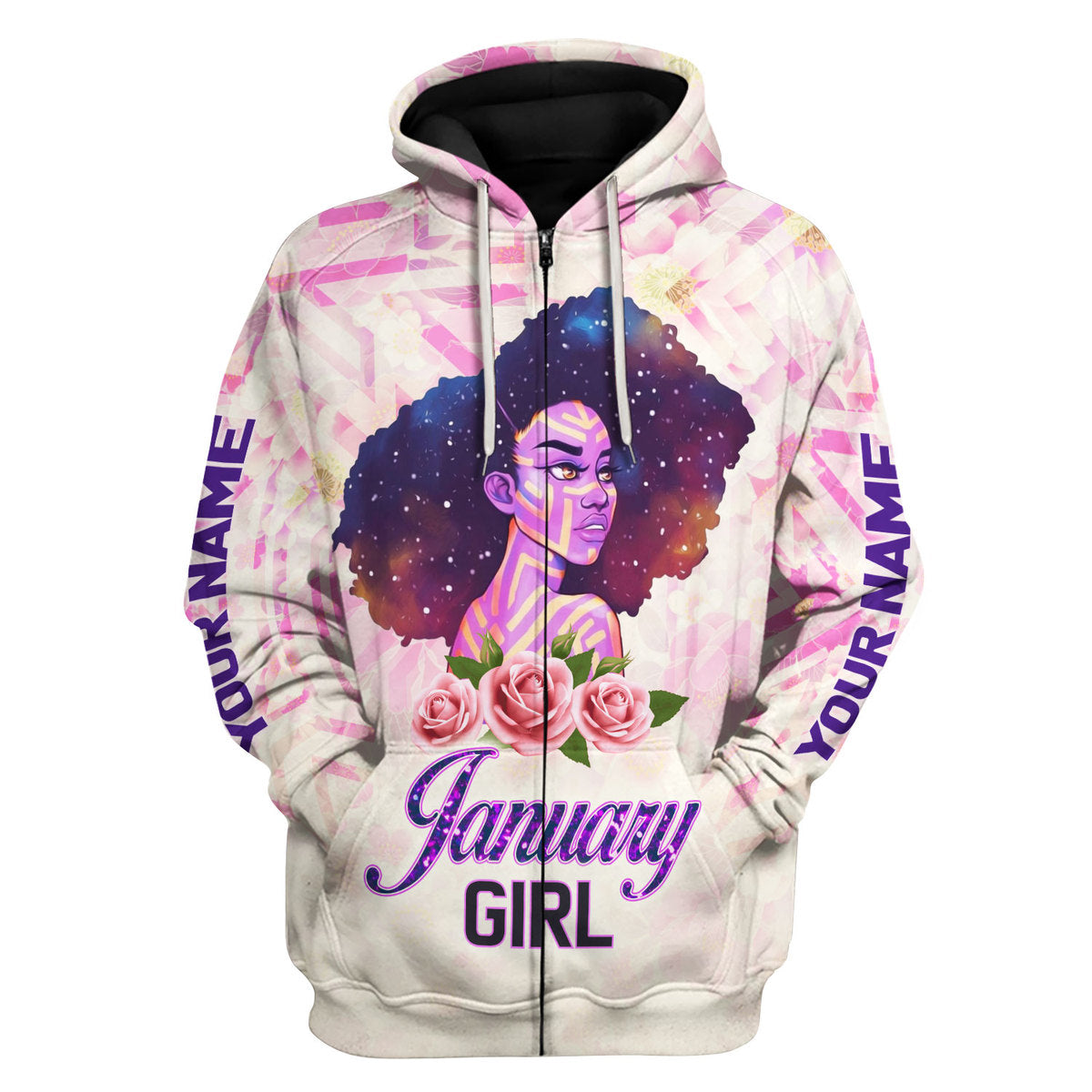 YMskins Personalized Tops January Girl All Over Printed