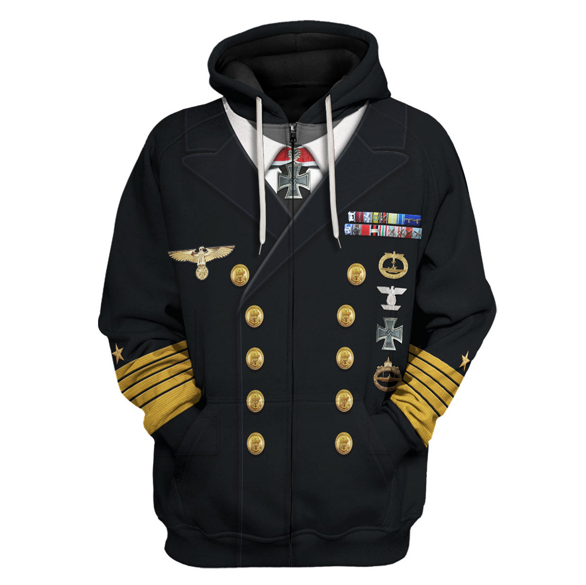 Karl Dönitz Zip Hoodie