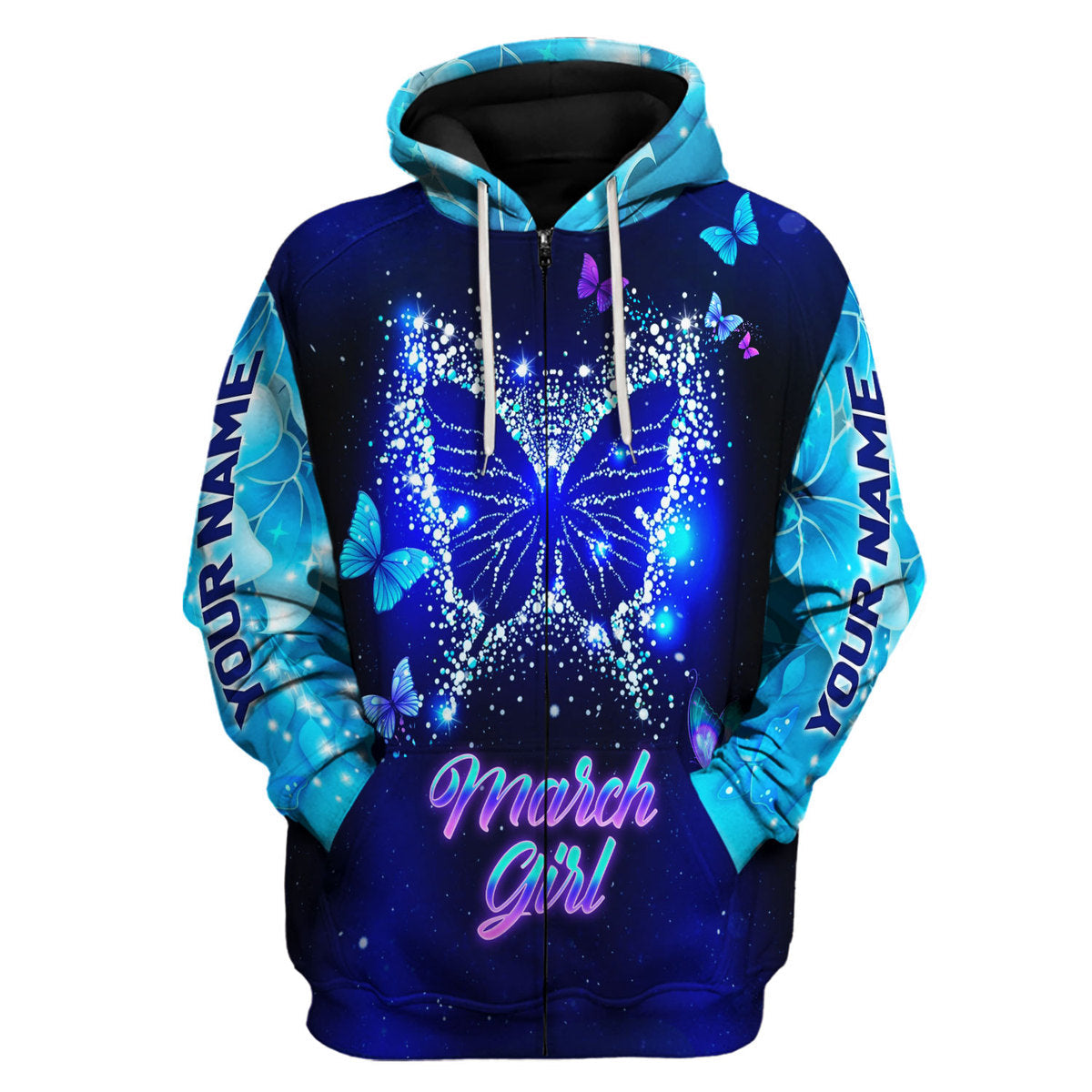YMskins Personalized Tops March Girl All Over Printed