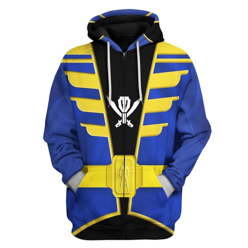 Blue Kaizoku Sentai Gokaiger Hoodie / S An10222